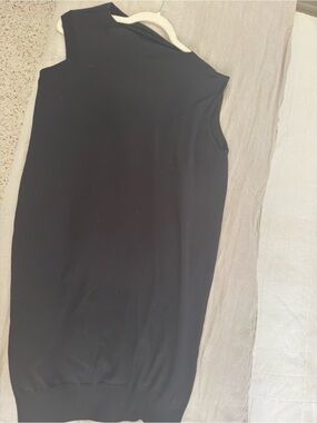 Alexander Wang One-Shoulder Black Knit Dress